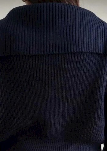 Lacivert Triko Kazak - Görsel 3