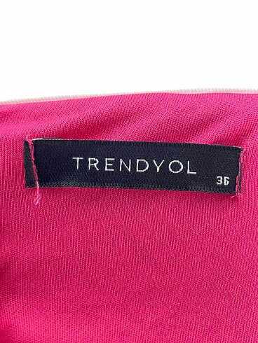 36 Beden pembe Renk Trendyol & Milla Uzun Elbise %70 İndirimli.