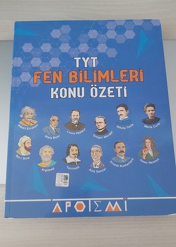apotemi TYT Fen Bilimleri Konu Özeti Kitabı