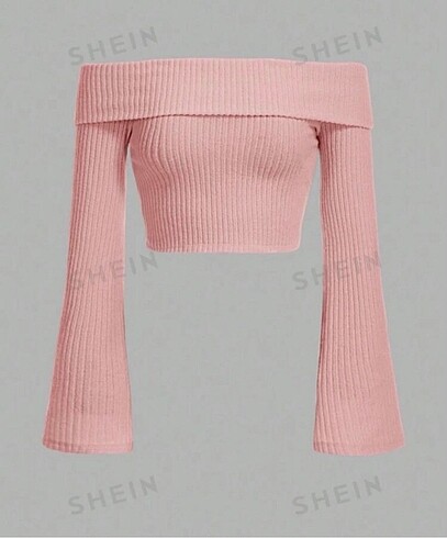 Shein Straplez Crop Kazak