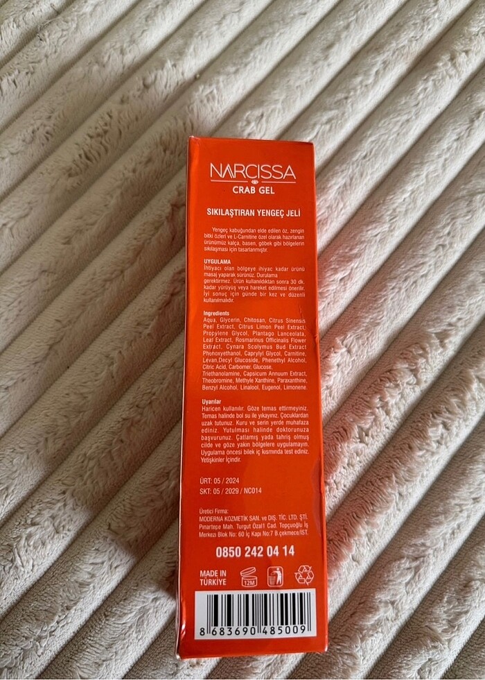 Narcissa Selülit Çatlak Yengeç Jeli - Görsel 3