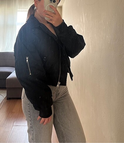 Bershka Siyah ceket
