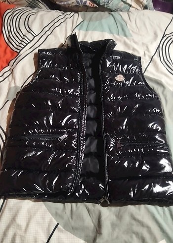 Moncler Siyah Unisex Şişme Yelek - Görsel 7