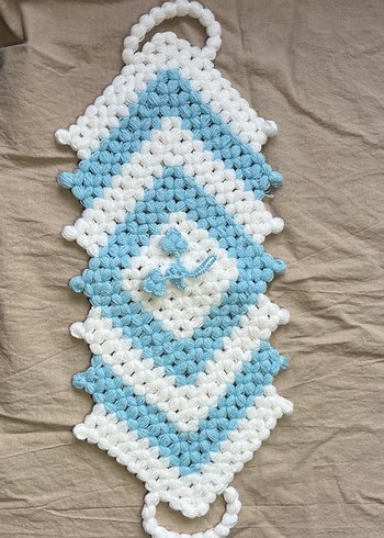 Mavi ve Beyaz Banyo Süngeri Seti - Görsel 3