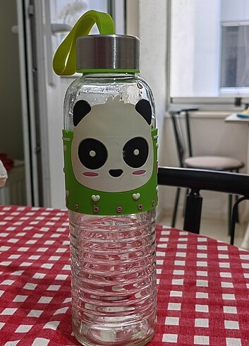  Beden Renk Sevimli panda cam matara