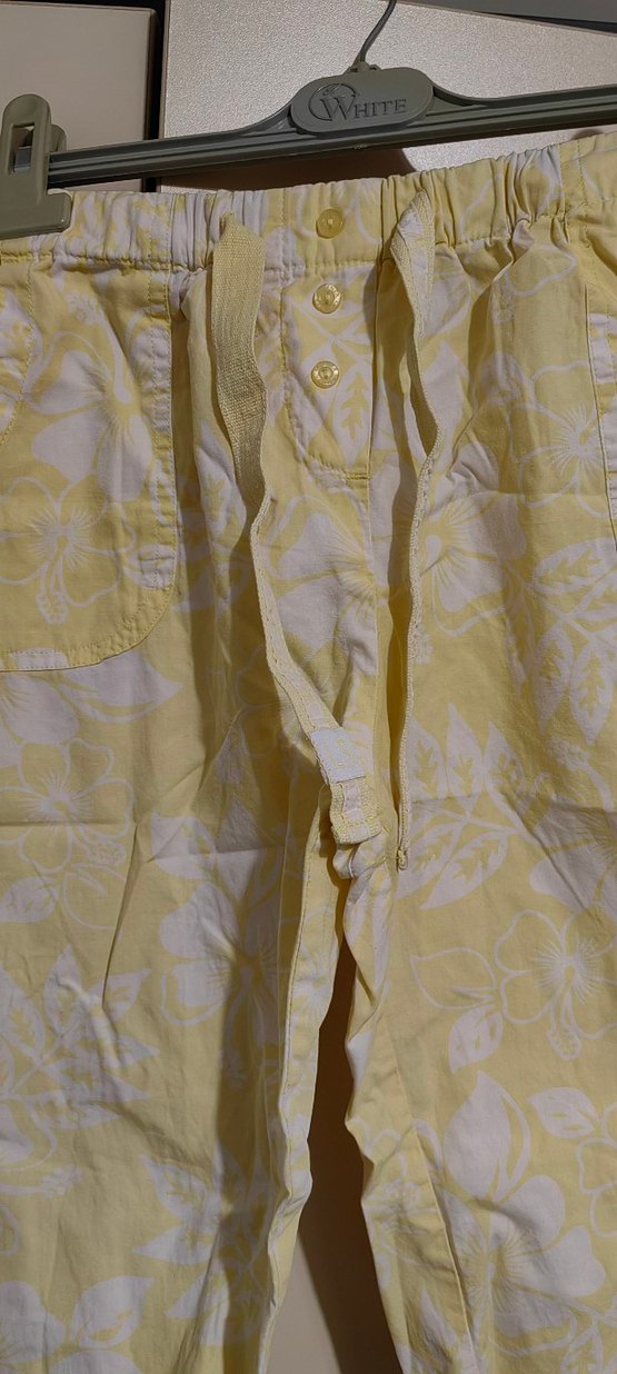 La Senza Sarı Desenli Keten short pijama - Görsel 4