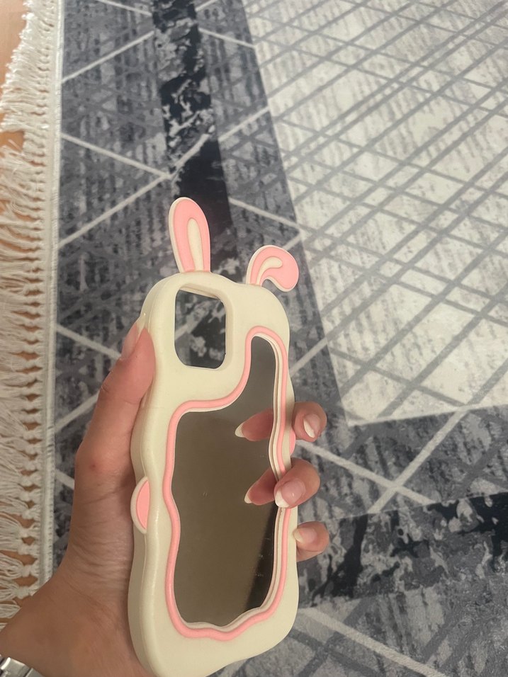 Krem  Detaylı Telefon Kılıfı - Görsel 3