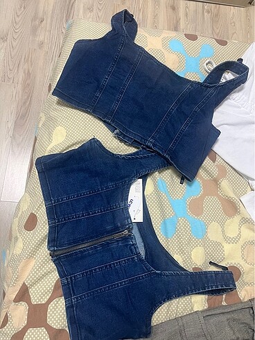 Crop kot ceket
