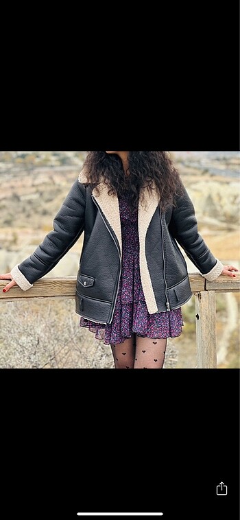 l Beden siyah Renk Stradivarius suni biker ceket