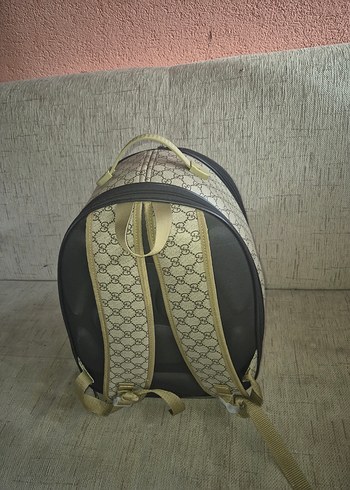 Kahverengi Şeffaf Kedi Taşıma Çantası - Görsel 3