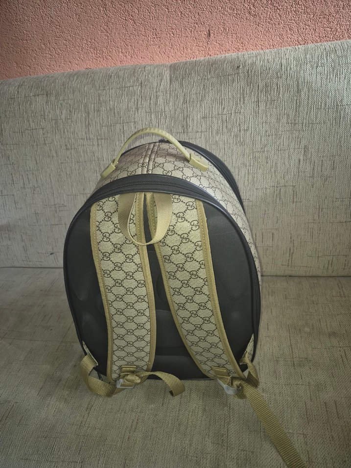 Kahverengi Şeffaf Kedi Taşıma Çantası - Görsel 3