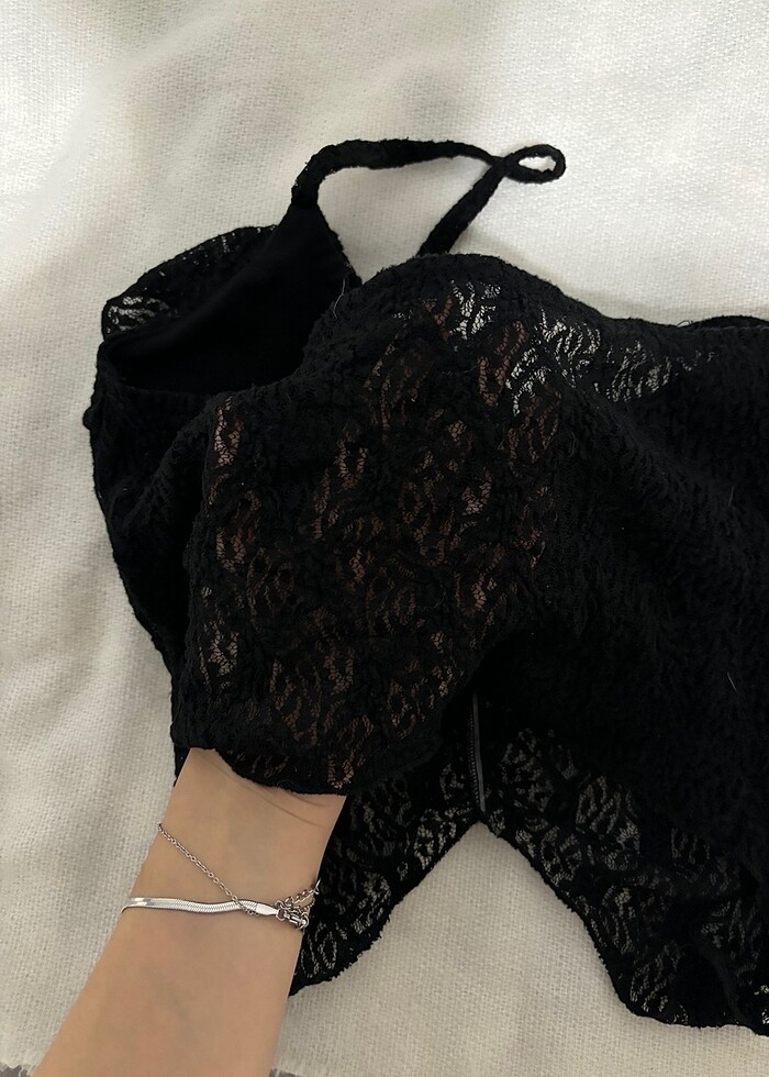 Dantelli üst - Görsel 4