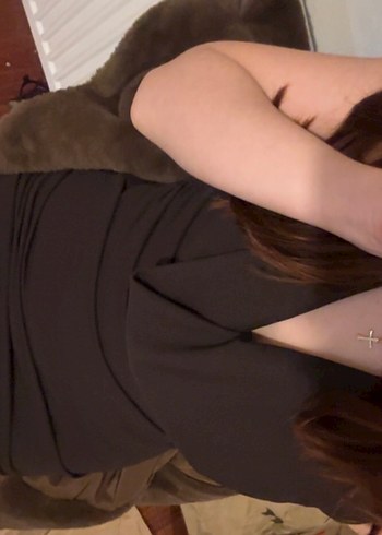 Hm drapeli kısa elbise - Görsel 2