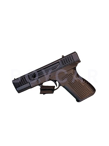 Beden Renk Oyuncak Glock Figür - 3D Baskı