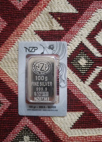 100g Ayar 999.9 Gümüş Metal Rozet - Görsel 3