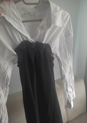 l Beden beyaz Renk gömlek elbise