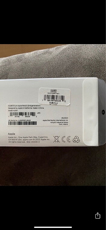Beden Apple pencil modela 2051 2. Nesil