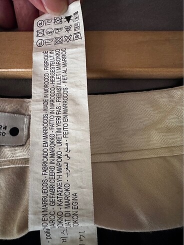 xs Beden siyah Renk Zara kumaş pantalon