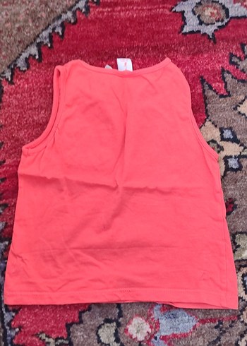 Kırmızı Baskılı Çocuk Atlet - Görsel 2