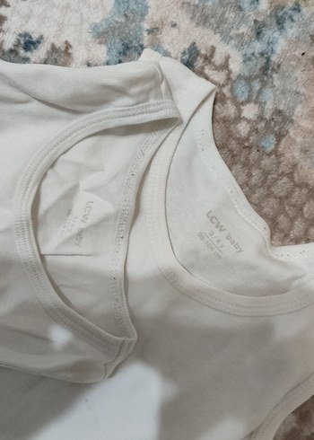 Pamuklu Beyaz Askısız Bebek Body - Görsel 4