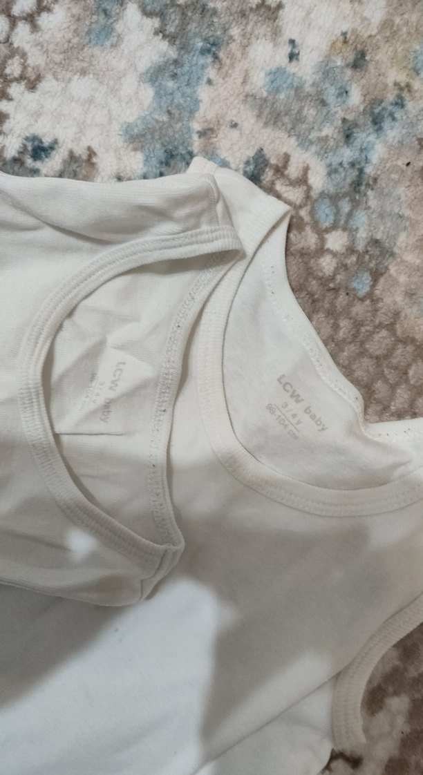 Pamuklu Beyaz Askısız Bebek Body - Görsel 4