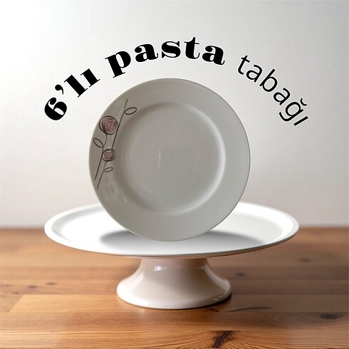 6?lı pasta tabağı