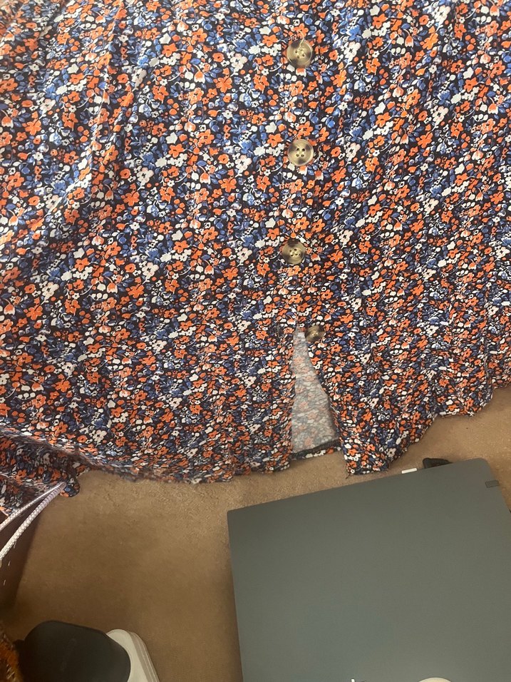 Bohem Çok Renkli Midi Etek - Görsel 3