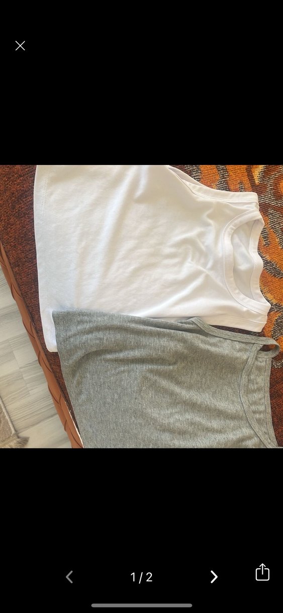 Gri Askılı Basic Kadın Atlet - Görsel 2