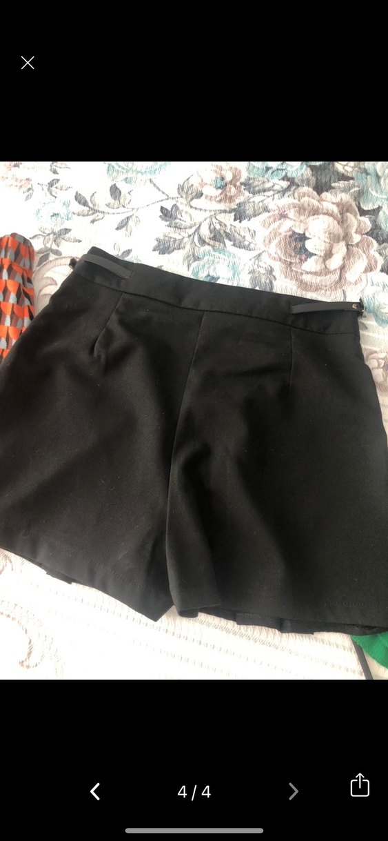 Siyah Pilili Mini Etek - Görsel 3