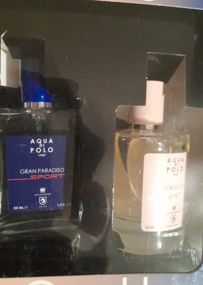 AQUA POLO ERKEK VE KADIN PARFUM SETI - Görsel 3