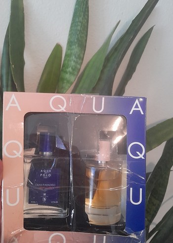 Mavi Aqua Polo Erkek Parfüm Seti - Görsel 2