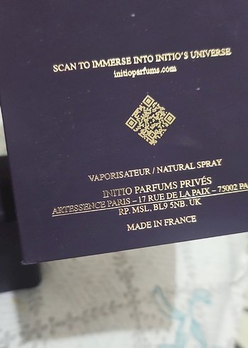 Initio Side Effect 90ml Erkek Parfümü - Görsel 7
