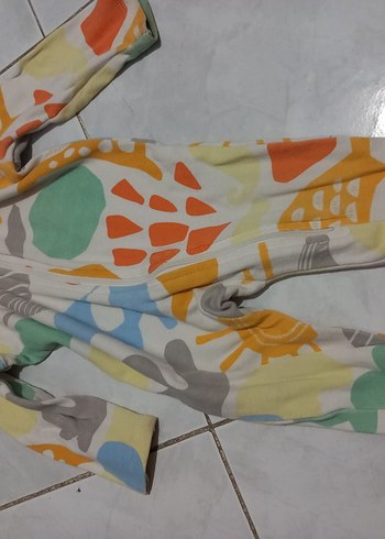 Çocuklar için pastel renkli desenli battaniye - Görsel 3