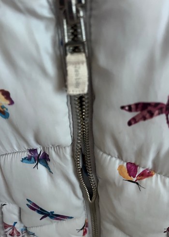 Kız Çocuk Baskılı Fermuarlı Yelek - Görsel 2