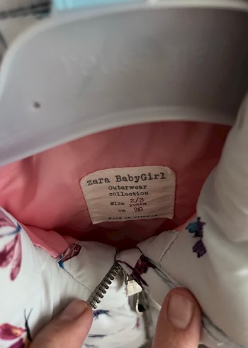 Kız Çocuk Baskılı Fermuarlı Yelek - Görsel 3