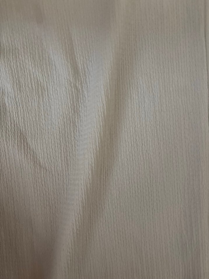 Kadın Beyaz Keten Pilili Rahat Pantolon - Görsel 3