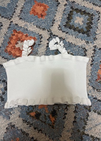 Beyaz Kadın Askılı Üst - Görsel 2