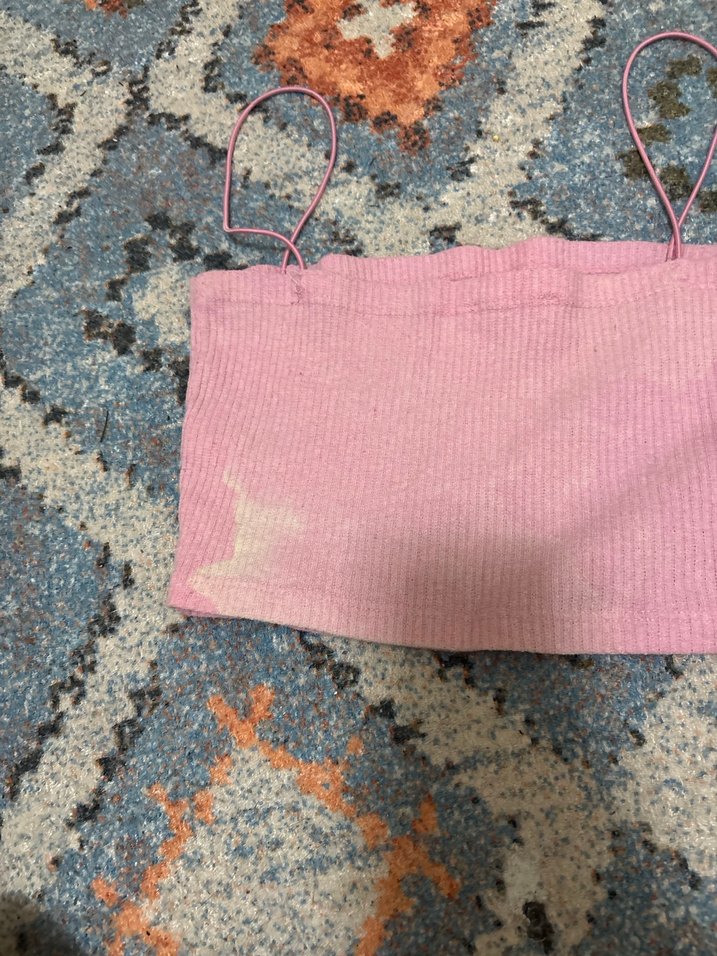 Kiremit rengi ve pembe İnce Askılı - Görsel 4