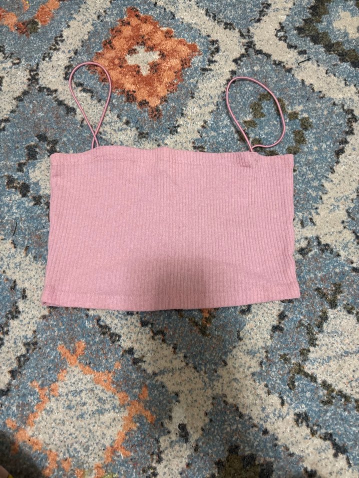 Kiremit rengi ve pembe İnce Askılı - Görsel 3