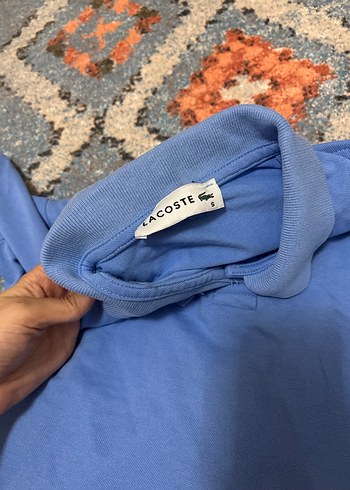 Mavi Pamuklu Düğmeli Erkek Polo Tişört - Görsel 3