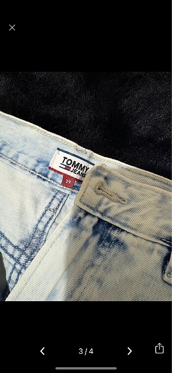 29 Beden Tommy Hilfiger şort kot