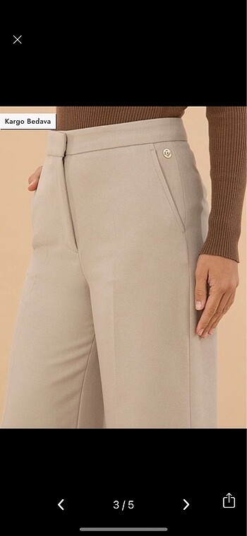 m Beden Pierre Cardin pantolon bej