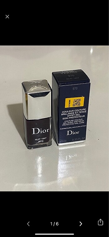 dior 970 nuit 1947 bordo oje