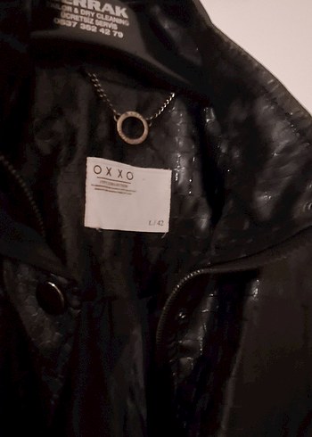 Kadın Siyah Deri Kemerli Ceket - Görsel 4