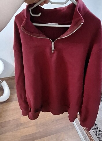 xxl Beden Swetshirt bordo