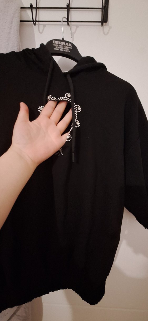 Onu açık kalp detayli Eşofman takim şık ve guzeldir kapşonlu - Görsel 3