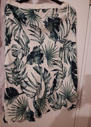 Bohem Desenli yeşil etek plaj içinde normalda tercih edebilir - Görsel 4