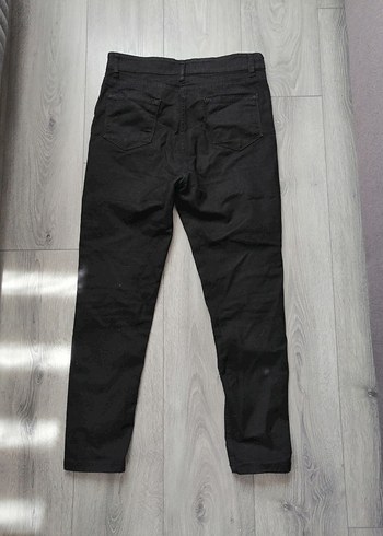 Siyah Normal Kesim Kadın Kot Pantolon - Görsel 2