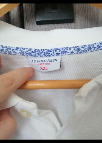 Erkek Beyaz Pamuklu Polo Tişört - Görsel 4