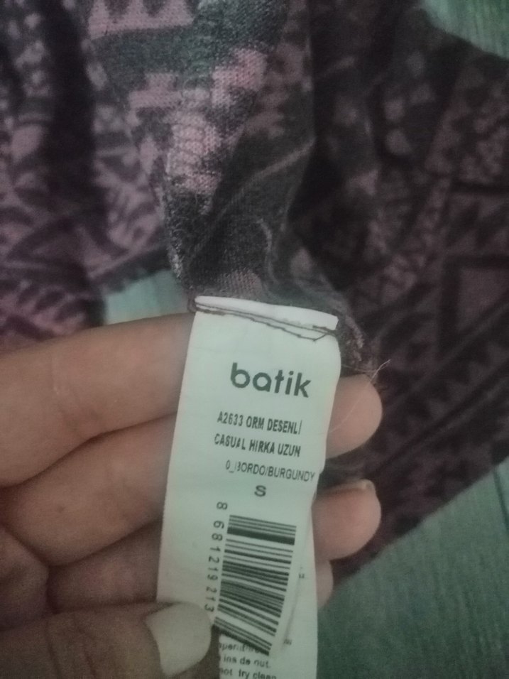 Bordo Uzun Bohem Salaş Hırka - Görsel 3